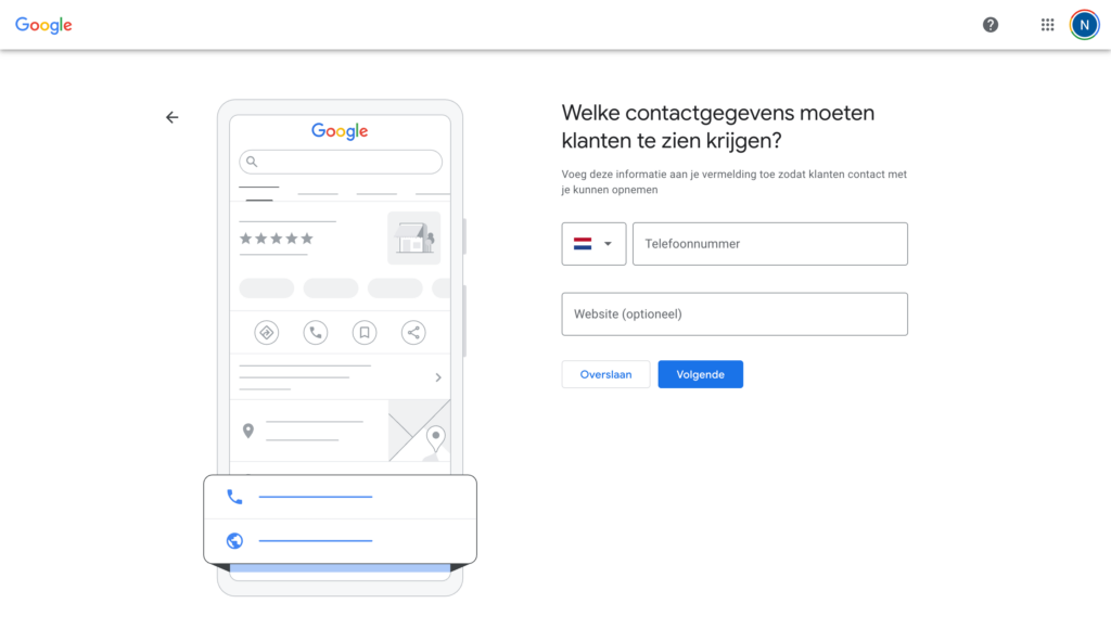 Google Mijn Bedrijf stap 6