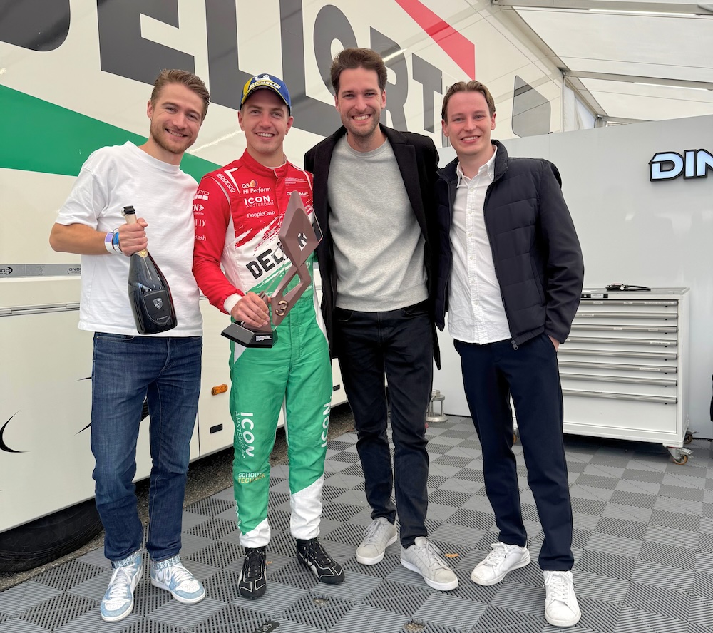Dirk Schouten podium plek in Monza 2025 met Webtify