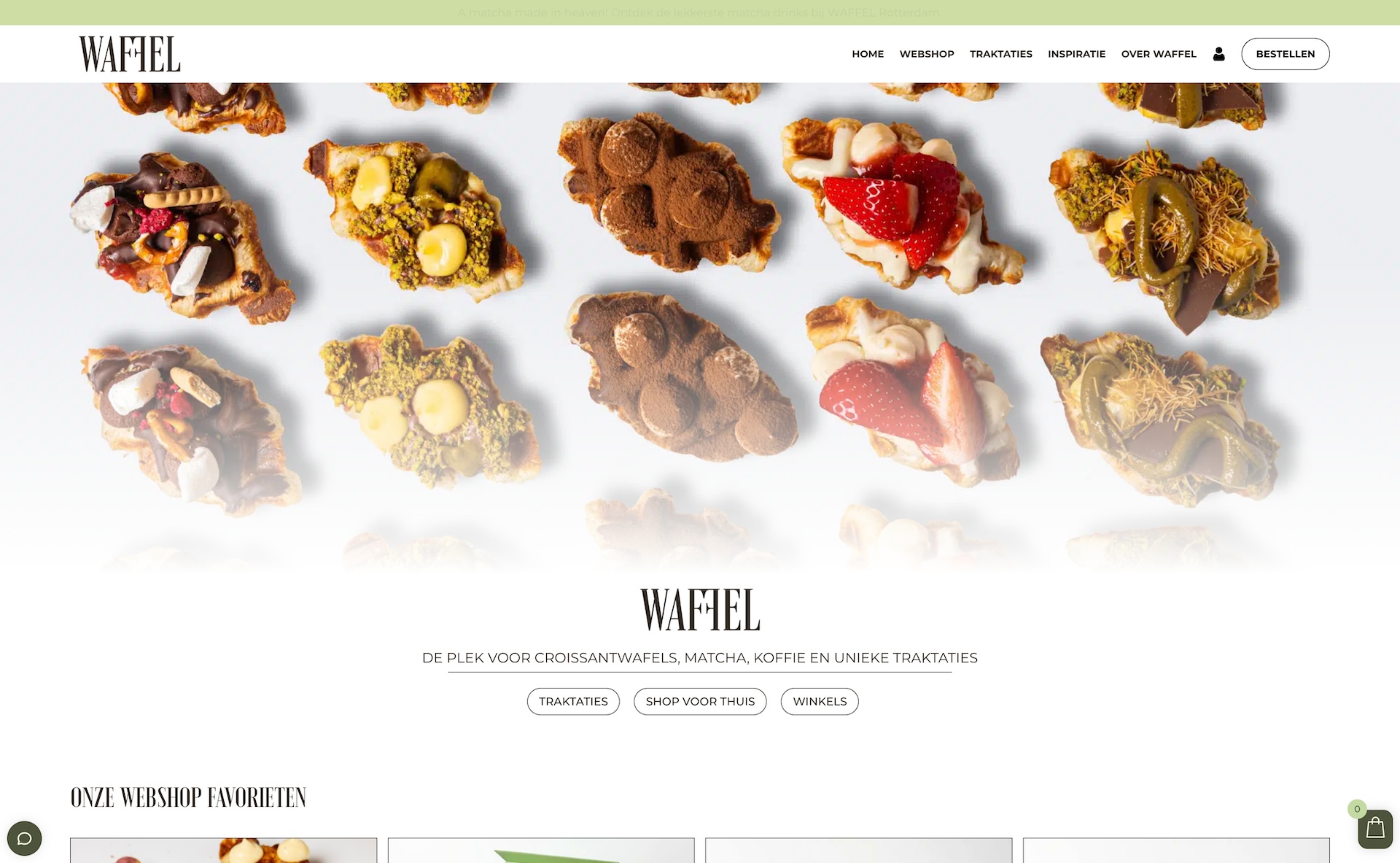 Webshop abonnement voor Waffel van Mercedes Roggen